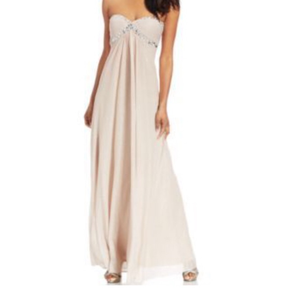 Onyx Nite Embellished Glitter Gown Sz 12